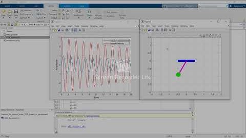 Simulating a 2nd order ODE system of Simple Pendulum using MATLAB