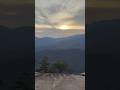 Sunset at the Blueridge mountains