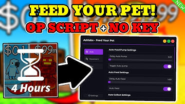 *NEW* Feed Your Pet! OP Script (Auto Food Pump, Auto Feed Pets, Auto Collect) PASTEBIN