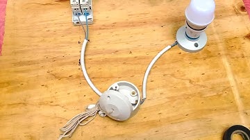 How to  install and wire pull cord switch 