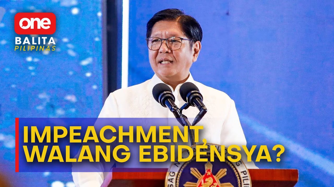 Puno: Walang credible evidence sa impeachment vs Marcos | One Balita Pilipinas