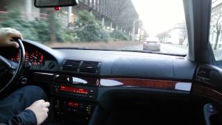 BMW E39 520D driving!