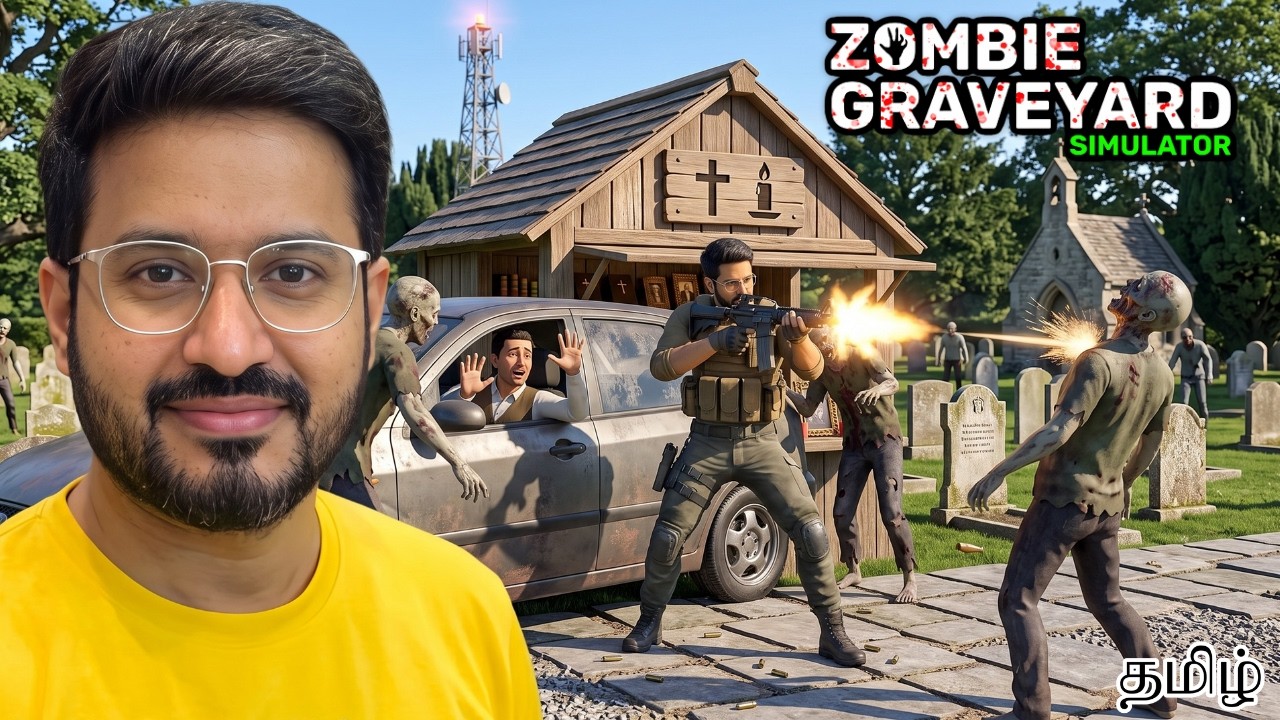 Going Outside For Save People | Zombie Graveyard Simulator Tamil Gameplay | Part 4 | Earth Gamer