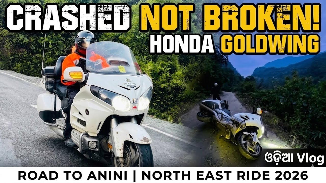 Honda Goldwing Crash | Anini Road | North East Ride 2026 - YouTube