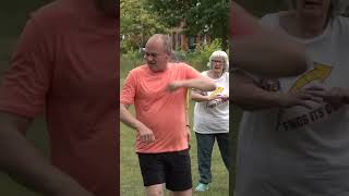 Lib Dem leader Sir Ed Davey takes part in a Zumba class on the General Election campaign