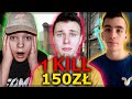 1 KILL = 150ZŁ - 1 VS 2 NA HAXACH Z EKIPĄ W CS:GO | Mateo