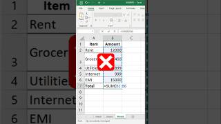 Top 3 Excel Tricks You Should Know | AutoSum, AutoFit & CURRENCY CONVERTER Shortcut 💻✨