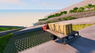 Full Throttle INSANE Long Downhill Mayhem! | BeamNG.drive Epic Crashes & Speed Test #131 screenshot 5