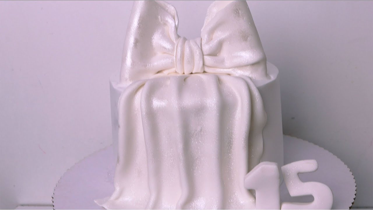 كيكة فيونكة خطوة بخطوة / كيكة زواج / كيكة مناسبات / كيكة خطوبة / كيك الاميرة