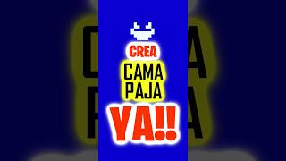 #datwinxd 🌮👽🍸Como crear una cama de paja en minecraft 👽👌