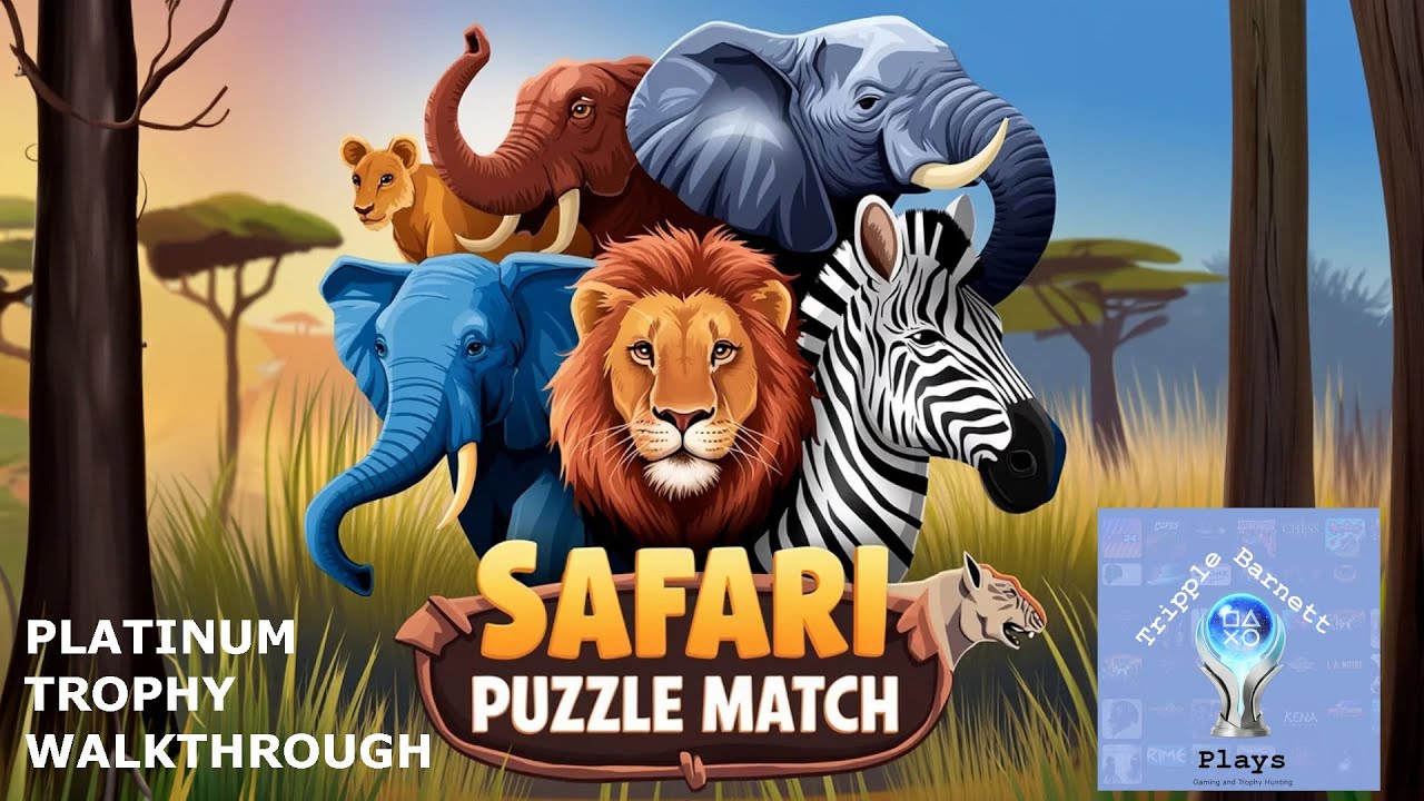 Safari Puzzle Match | Platinum Trophy Walkthrough - YouTube