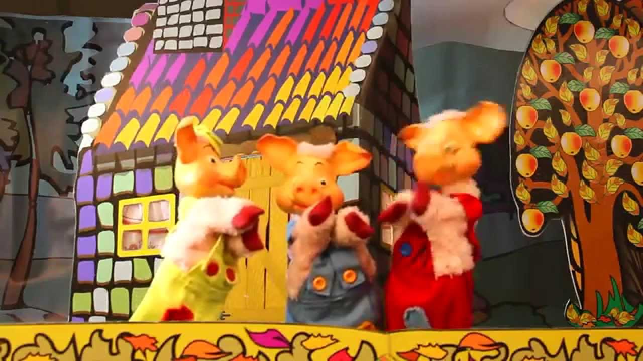 Мультфильм развивающий Три поросенка ПОРОСЯЧЬИ ИГРЫ - YouTube