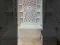 Pooja Room Deco Finish White Colure In Saide Cnc Jali &amp; Side Cnc &amp; Top Design #subscribe #viralvideo