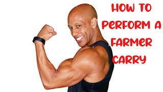 What is a farmer carry? Use this exercise as a full-body workout. Build strength and conditioning.