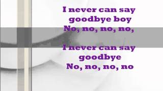 Never Can Say Goodbye