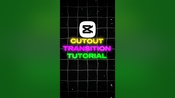 Cutout Transition Tutorial 🤩 | Capcut Tutorial | #capcut #animeedit #capcuttutorial