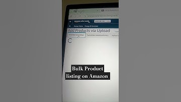 Bulk product listing on Amazon #productlistings