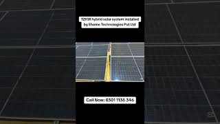 12Kw Hybrid Solar System Installed Solarmax Inverter Ehome Technologies