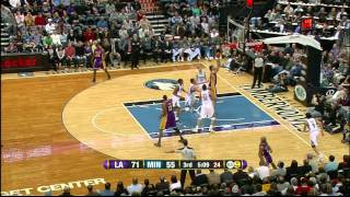 【常規賽】30/1/2011 湖人 VS. 灰狼 精華片段