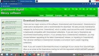 how to download and install greenstone digital library software GSDL on window operating system