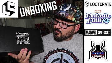 LOOT CRATE Marvel Gear Goods UNBOXING Fantastic Four