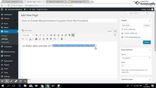 How to Create WooCommerce Coupons from the Frontend in WordPress