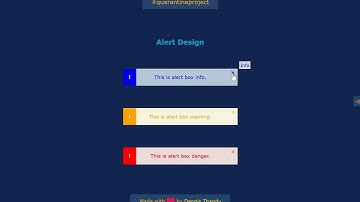 Alert Box - HTML, CSS, JS