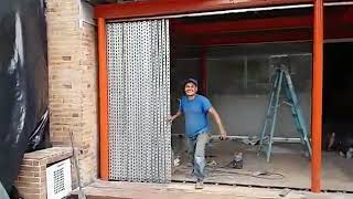 Reja Plegable Corrediza Ballesta O Acordeon.