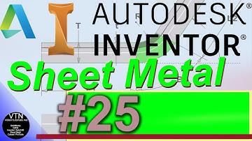 AutoDesk INVENTOR Sheet Metal 25 Unfold Refold I