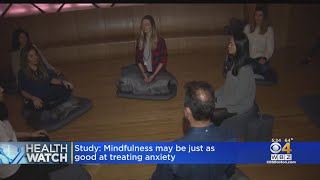 Mindfulness exercises could be just as effective as anxiety drugs, study finds