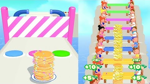 Pancake Run-3D Max Level Gameplay Walkthrough (Android-iOS)#shorts #pancakerunnoobvsprovshacker
