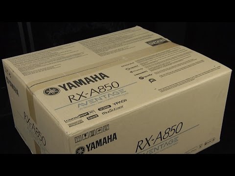Yamaha RX-A850 AV Receiver Unboxing and first look