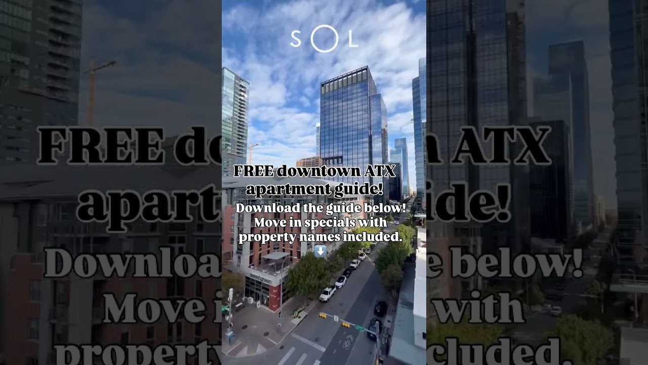 Austin apartments in walkable neighborhoods ⭐️