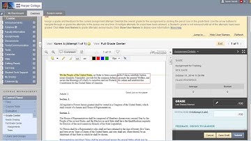 Blackboard New Features: Inline Grading for Assignments