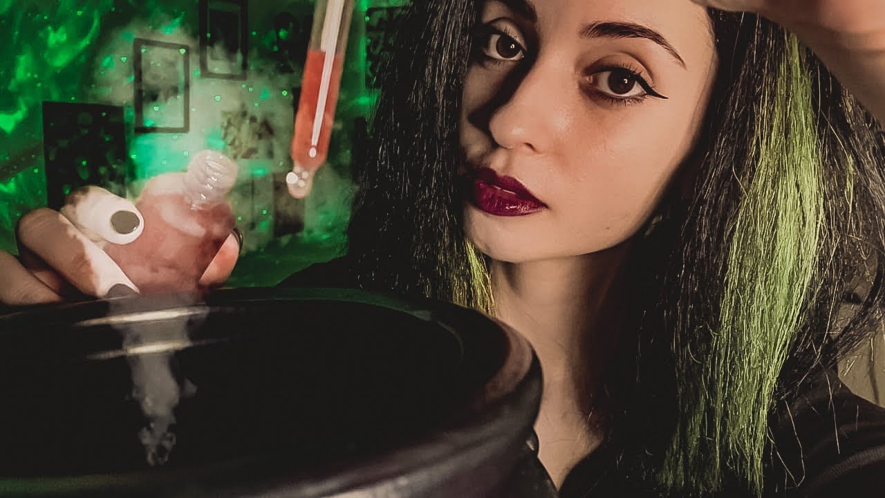 ASMR Bruja te prepara pociones 🧙🏻‍♀️ Especial Halloween🎃