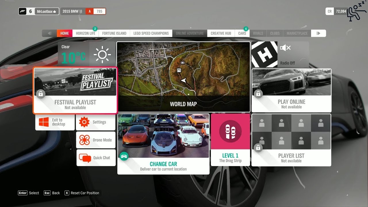 FORZA HORIZON 4 (DRONE MODE)Gameplay YouTube