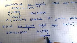 4 .Sinif 4 Basamakli Doğal Sayi Problemleri̇