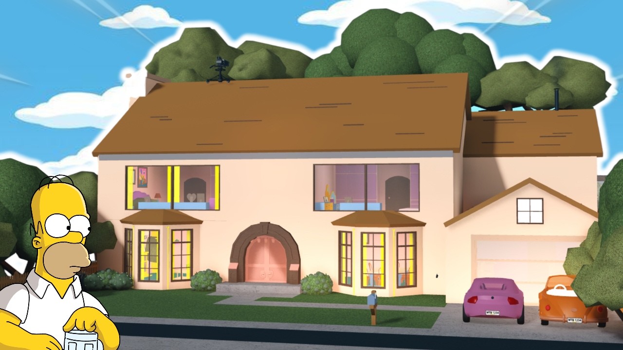 Simpsons Building Access I BUILT THE SIMPSONS HOUSE IN BLOXBURG - YouTube