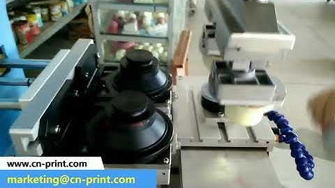 LC PM2 100T sealed ink cup 2-colors pad printing machine