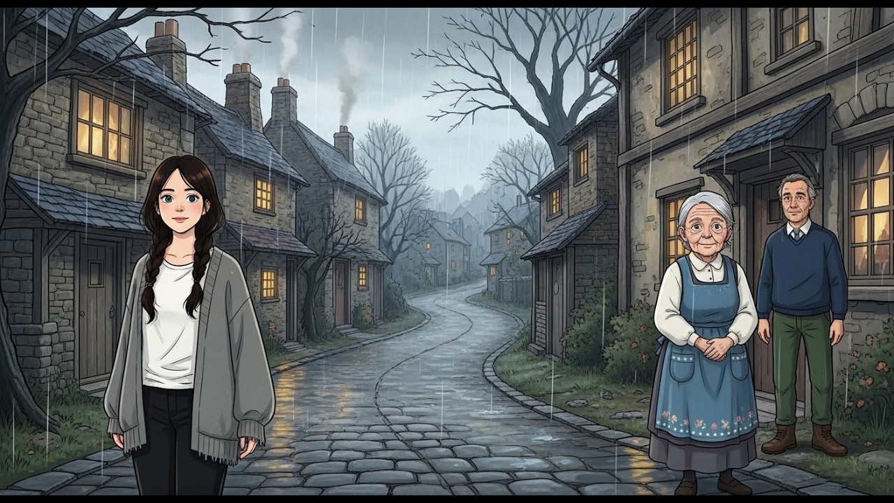 Rainy Afternoon in a Forgotten Village | Ghibli-Style ASMR & Slow Living