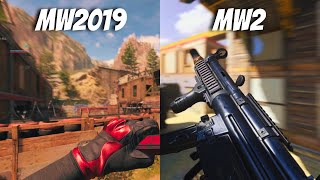 MW2019 vs MW2.. Movement MP5 Edition