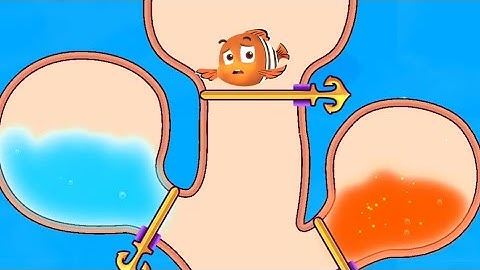 Fish Pin & Save The Fish Gameplay - Fishdom Game - Pull The Pin