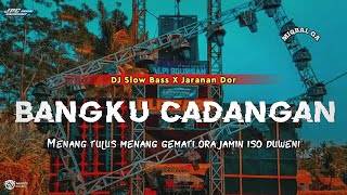 DJ BANGKU CADANGAN || MIQBAL GA •SLOW BASS X JARANAN DOR VIRAL TIKTOK 2023 •KIPLI ID REMIX