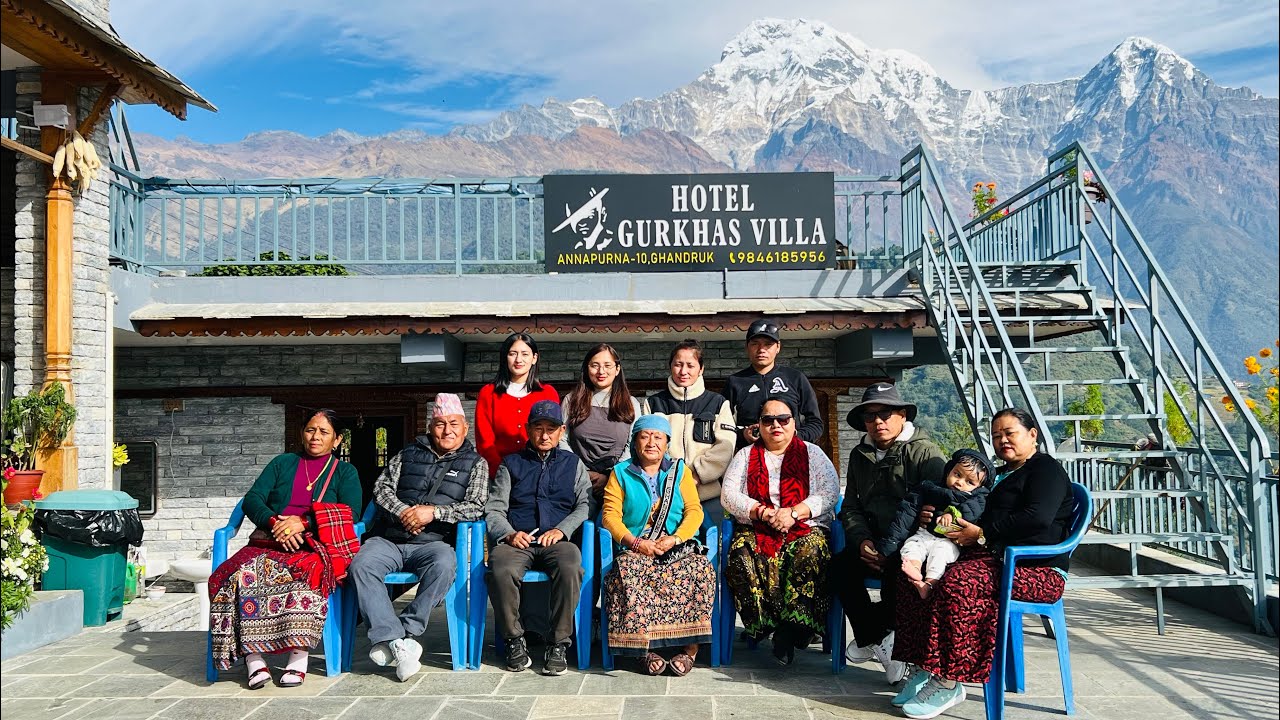 घान्द्रुक घुमघामको रमाईलो पल❤️💃