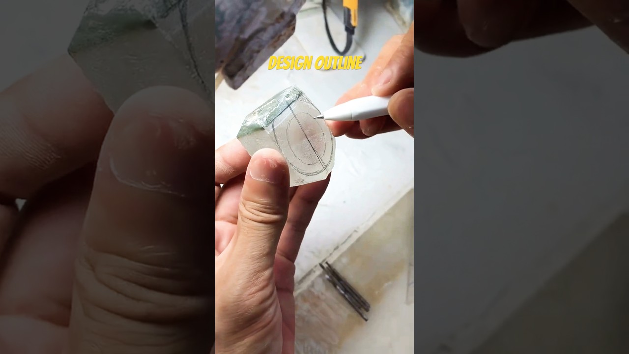 Green Phantom Crystal Ring Making
