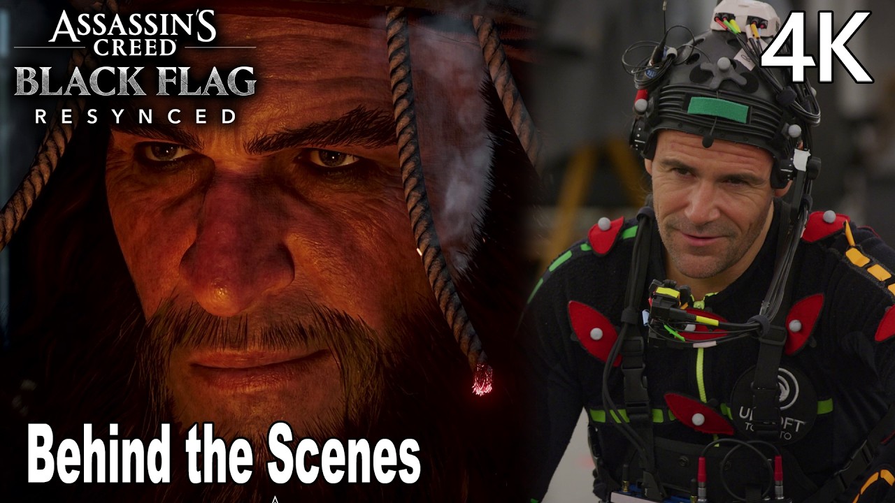 Assassin's Creed Black Flag Resynced | Motion Capture Behind the Scenes 4K