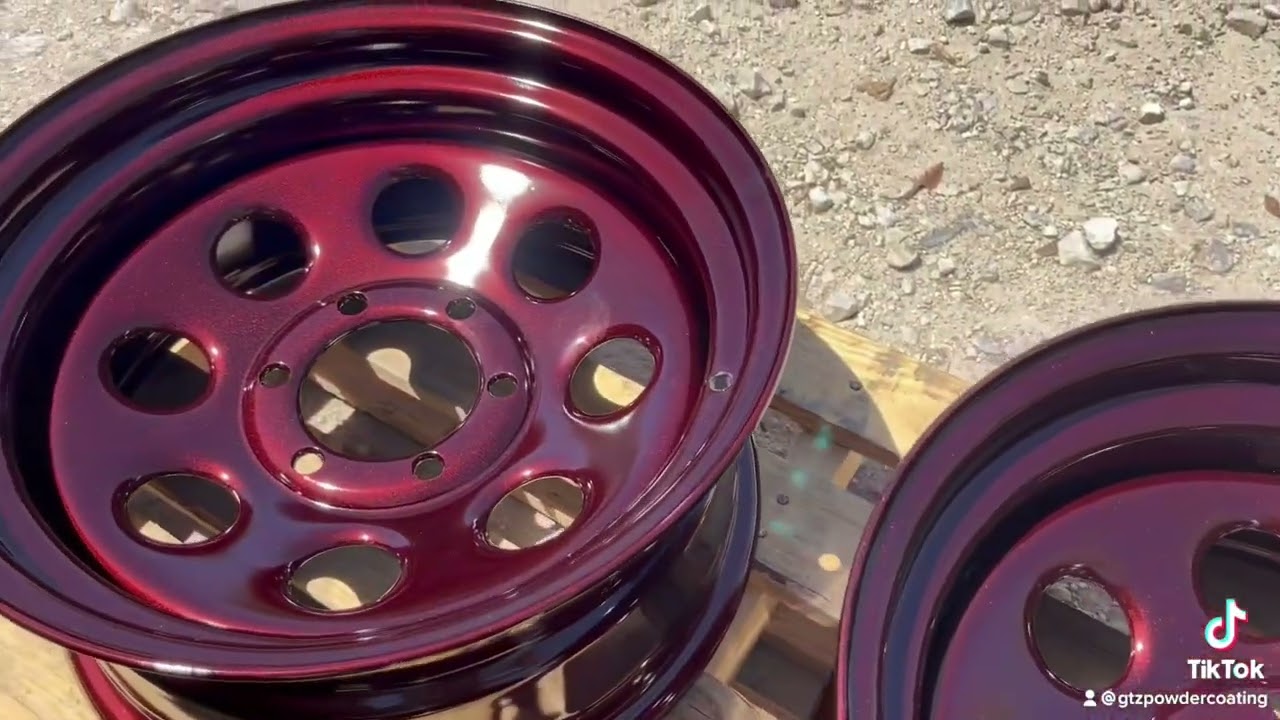 Dragons Blood Powder Coated Wheels