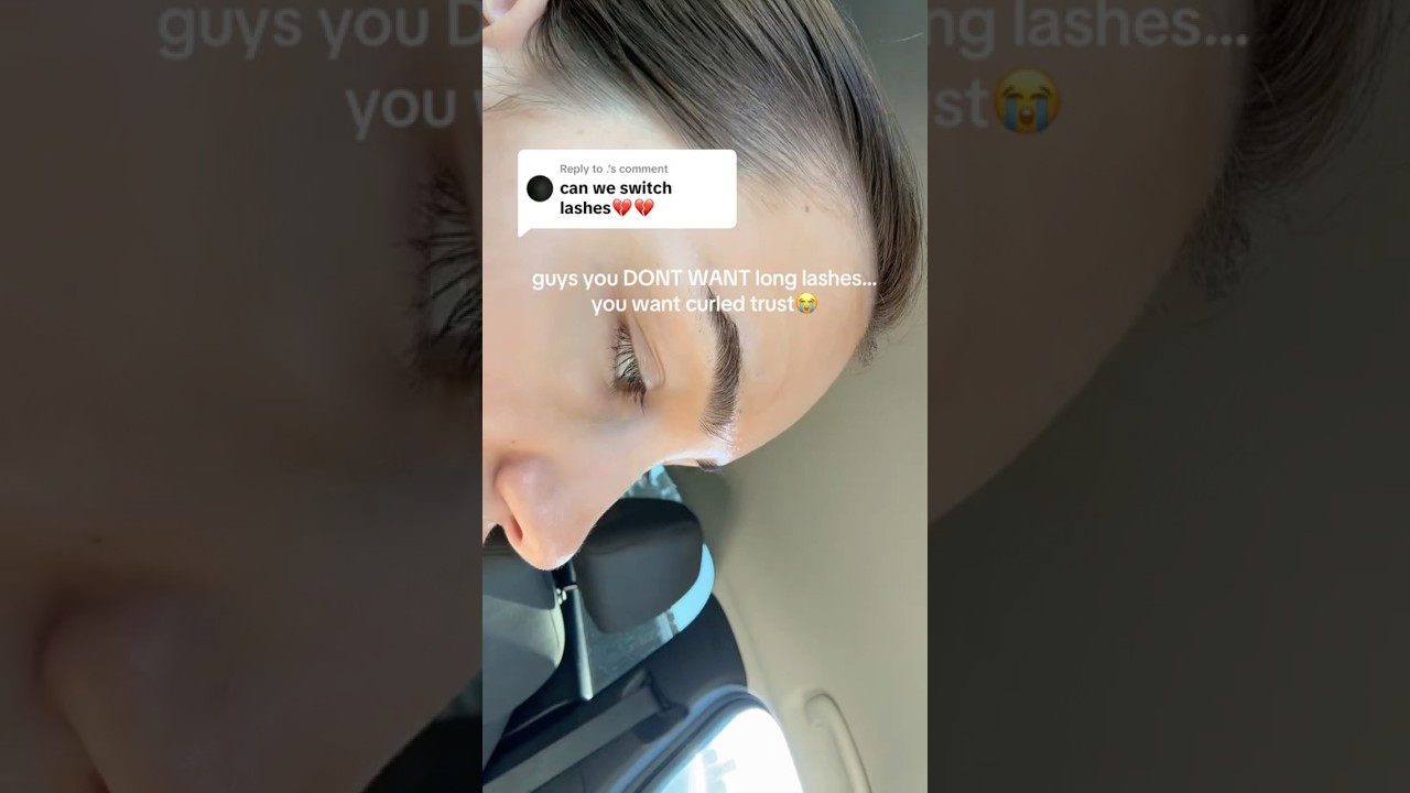why you DONT want long lashes… 
