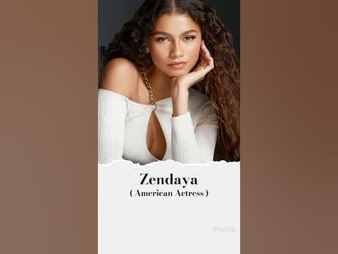 Zendaya - How to Pronounce ? | #pronunciation #howtosay #shorts - YouTube