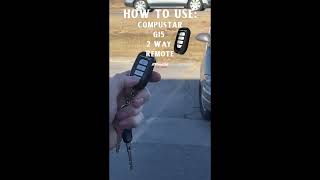 Compustar G15 REMOTE (How to Use) ••• 2-Way Remote Stater